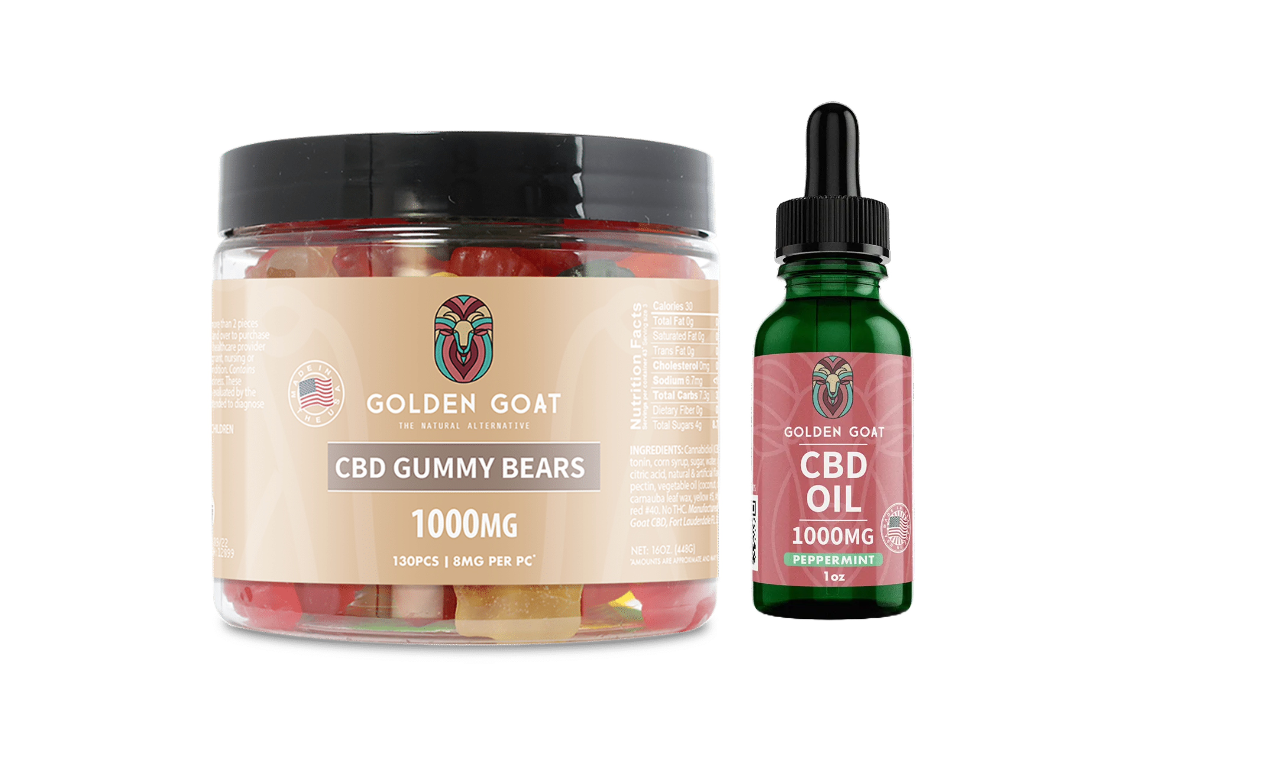 2000MG or 3000MG Bundle Extra Potent CBD Gummies & CBD Oil Tinctures