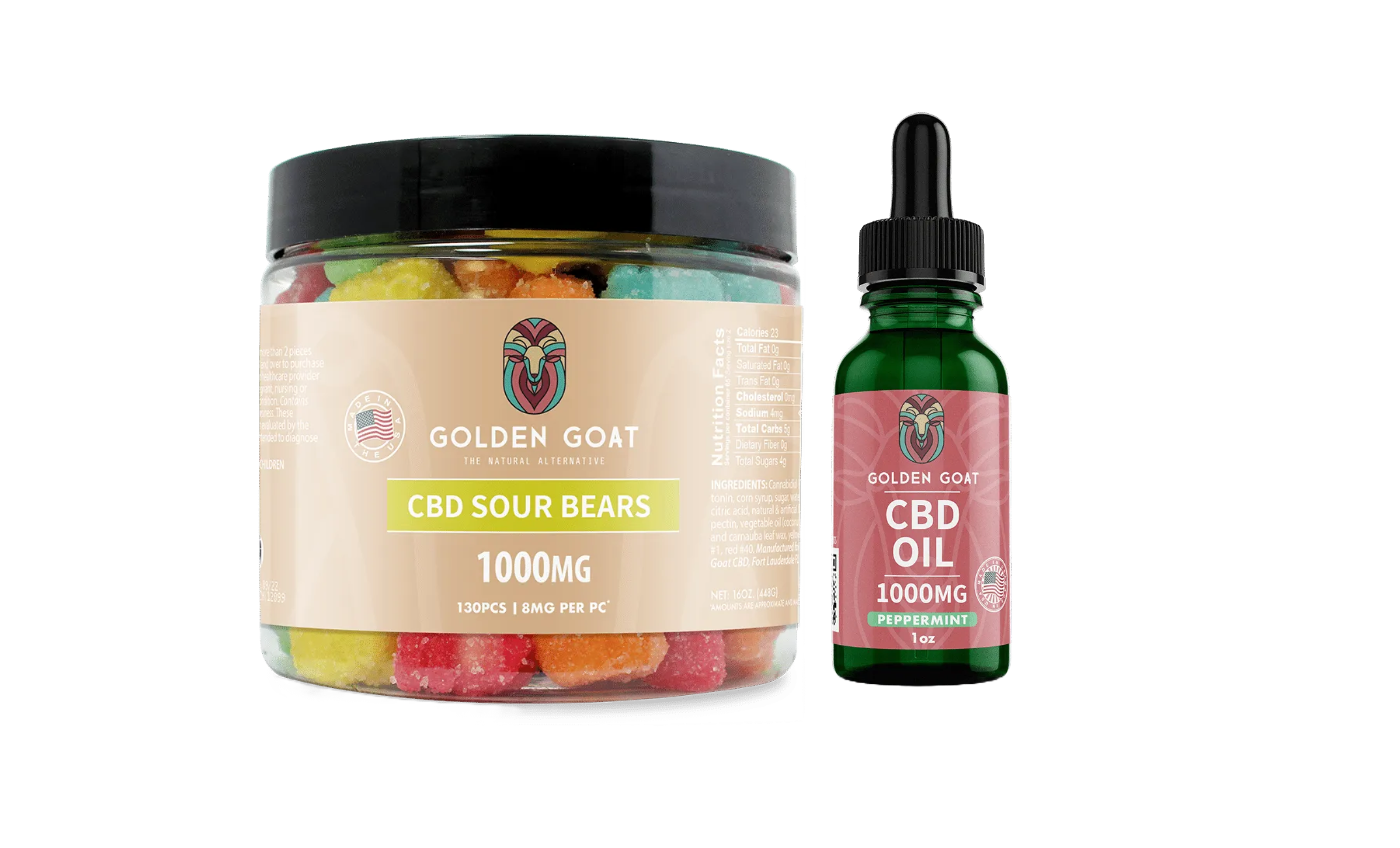 2000MG or 3000MG Bundle Extra Potent CBD Gummies & CBD Oil Tinctures