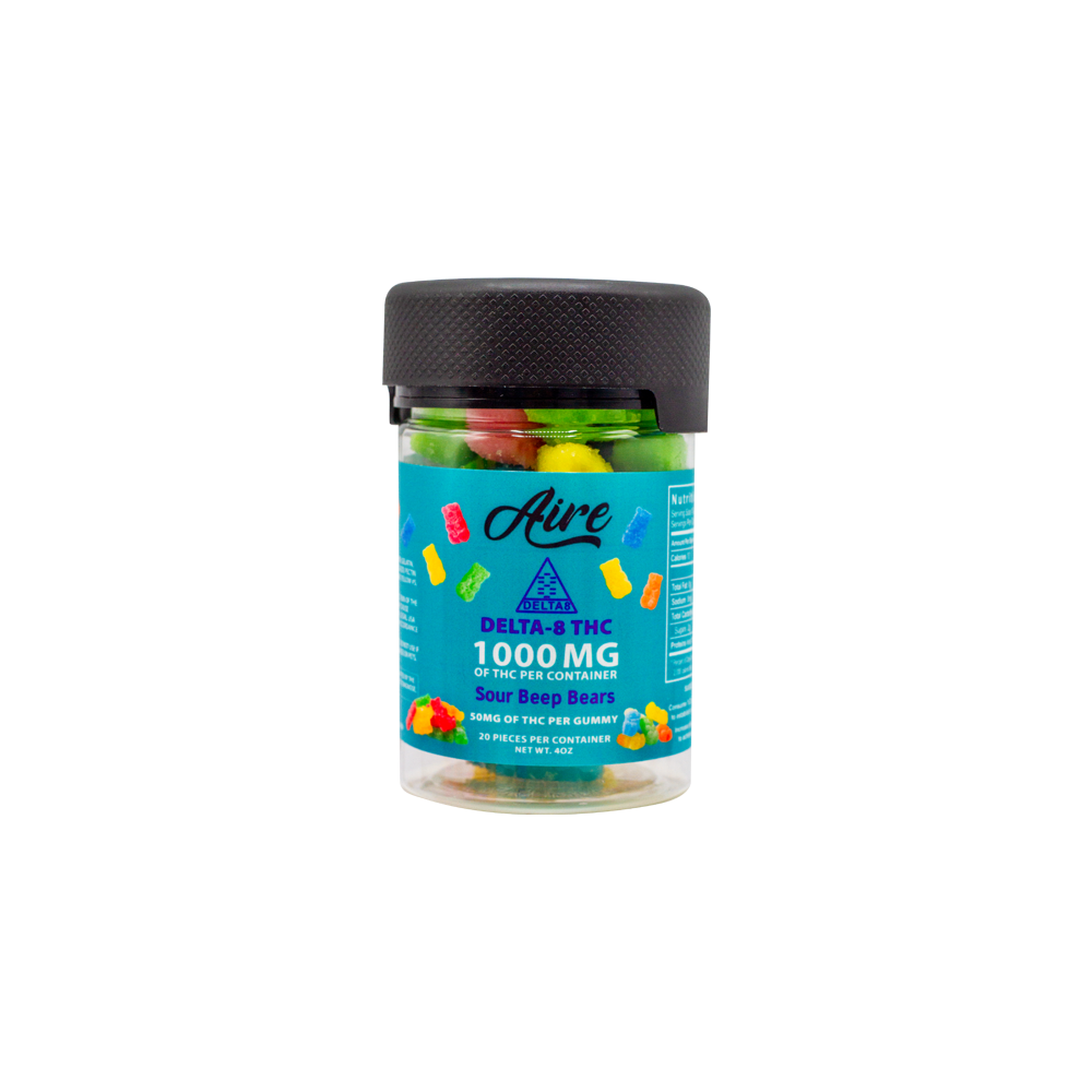 Delta-8 Gummies 1000MG - Sour Beep Bears - BestCBDFinds