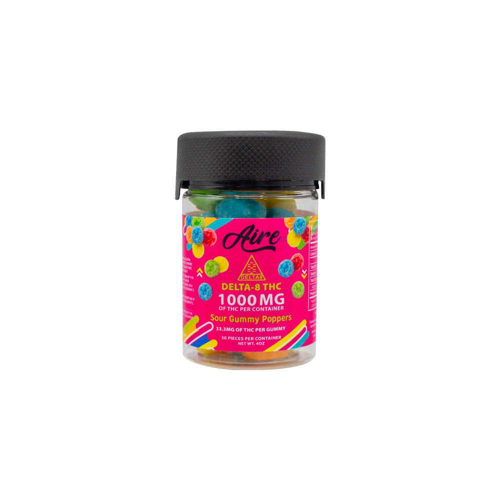 Delta-8 Gummies 1000MG - Sour Poppers - BestCBDFinds